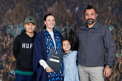 Photo from the TWoA Tāmaki Makaurau 2023 Graduations (Ceremony 4 @ 10am), held at the Due Drop Events Centre, Manukau, Auckland, New Zealand on Thursday, 8 June, 2023. Photo: Mike Walen / KeyImagery Photography. Copyright: © Te Wānanga o Aotearoa.