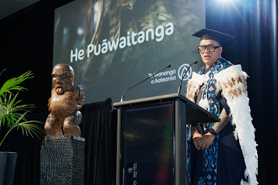 Photo from the TWoA Tainui 2024 Graduations (Ceremony 2 @ 2pm), held at the Claudelands Event Centre in Hamilton, Waikato, New Zealand on Tuesday, 23 April, 2024. Photo: Mike Walen / KeyImagery Photography. Copyright: © Te Wānanga o Aotearoa.