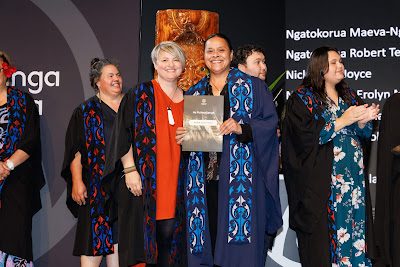 Photo from Ceremony 5 of the TWoA Tāmaki Makaurau 2025 Graduations (May 2025) held at the Mangere Arts Centre in Auckland, New Zealand on Tuesday, 27 May, 2025. Photo by Mike Walen / KeyImagery Photography. Copyright: © 2025 Te Wānanga o Aotearoa.