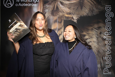 Booth photo from the TWoA Tainui 2025 Graduations (Ceremony 2 @ 2pm) held at Claudelands Event Centre in Hamilton, Waikato, New Zealand on Tuesday, 29 April, 2025. Photography by InstaBooth / KeyImagery Photography. Copyright: © 2025 Te Wānanga o Aotearoa.