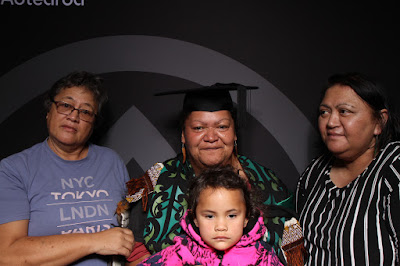 Booth photo from the TWoA Tainui 2019 Graduations (Ceremony 3),  held at Hamilton Boys' High School, Hamilton, New Zealand. Taken: Thursday 18 April 2019. Photo: InstaBooth / KeyImagery Photography. Copyright: © Te Wānanga o Aotearoa.