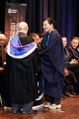 Photo from the TWoA Tāmaki Makaurau 2023 Graduations (Ceremony 2 @ 3pm), held at the Due Drop Events Centre, Manukau, Auckland, New Zealand on Wednesday, 7 June, 2023. Photo: Mike Walen / KeyImagery Photography. Copyright: © Te Wānanga o Aotearoa.