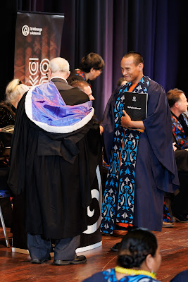 Photo from the TWoA Tāmaki Makaurau 2023 Graduations (Ceremony 2 @ 3pm), held at the Due Drop Events Centre, Manukau, Auckland, New Zealand on Wednesday, 7 June, 2023. Photo: Mike Walen / KeyImagery Photography. Copyright: © Te Wānanga o Aotearoa.