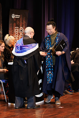 Photo from the TWoA Tāmaki Makaurau 2023 Graduations (Ceremony 2 @ 3pm), held at the Due Drop Events Centre, Manukau, Auckland, New Zealand on Wednesday, 7 June, 2023. Photo: Mike Walen / KeyImagery Photography. Copyright: © Te Wānanga o Aotearoa.