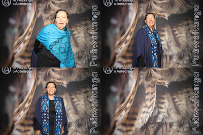 Booth photo from the TWoA Waiariki 2024 Graduations (Kawerau), held at Rautahi Marae, Kawerau, Bay of Plenty, New Zealand on Friday, 17 May, 2023. Photo: InstaBooth by KeyImagery Photography. Copyright: © Te Wānanga o Aotearoa.