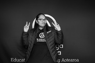 Photo from the TWoA Tāmaki Makaurau 2023 Graduations (Ceremony 4 @ 10am), held at the Due Drop Events Centre, Manukau, Auckland, New Zealand on Thursday, 8 June, 2023. Photo: InstaBooth by KeyImagery Photography. Copyright: © Te Wānanga o Aotearoa.