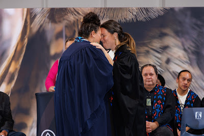 Photo from the TWoA Te Tai Tokerau (Kaikohe) 2025 Graduation held at the War Memorial Hall in Kaikohe, Northland, New Zealand on Tuesday, 15 April, 2025. Photo by Mike Walen / KeyImagery Photography. Copyright: © 2025 Te Wānanga o Aotearoa.