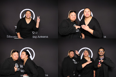 Photo from the TWoA Tāmaki Makaurau 2023 Graduations (Ceremony 4 @ 10am), held at the Due Drop Events Centre, Manukau, Auckland, New Zealand on Thursday, 8 June, 2023. Photo: InstaBooth by KeyImagery Photography. Copyright: © Te Wānanga o Aotearoa.