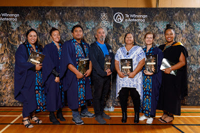 Photo from the TWoA Tainui 2019 Graduations (Ceremony 1),  held at Hamilton Boys' High School, Hamilton, New Zealand. Taken: Wednesday 17 April 2019. Photo: Mike Walen / KeyImagery Photography. Copyright: © Te Wānanga o Aotearoa.