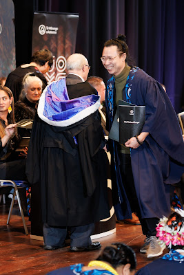 Photo from the TWoA Tāmaki Makaurau 2023 Graduations (Ceremony 2 @ 3pm), held at the Due Drop Events Centre, Manukau, Auckland, New Zealand on Wednesday, 7 June, 2023. Photo: Mike Walen / KeyImagery Photography. Copyright: © Te Wānanga o Aotearoa.