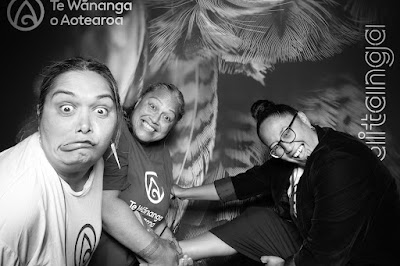 Booth photo from Ceremony 1 of the TWoA Tāmaki Makaurau 2025 Graduations (March 2025) held at the Mangere Arts Centre in Auckland, New Zealand on Wednesday, 12 March, 2025. Photo: InstaBooth by KeyImagery Photography. Copyright: © 2025 Te Wānanga o Aotearoa.