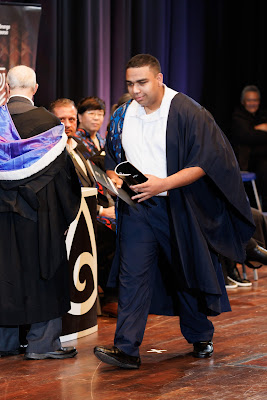 Photo from the TWoA Tāmaki Makaurau 2023 Graduations (Ceremony 2 @ 3pm), held at the Due Drop Events Centre, Manukau, Auckland, New Zealand on Wednesday, 7 June, 2023. Photo: Mike Walen / KeyImagery Photography. Copyright: © Te Wānanga o Aotearoa.