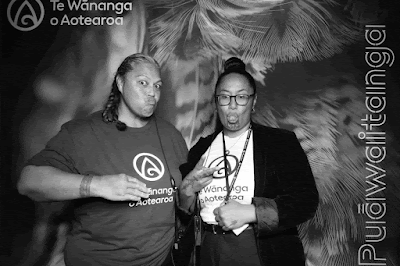 Booth photo from Ceremony 1 of the TWoA Tāmaki Makaurau 2025 Graduations (March 2025) held at the Mangere Arts Centre in Auckland, New Zealand on Wednesday, 12 March, 2025. Photo: InstaBooth by KeyImagery Photography. Copyright: © 2025 Te Wānanga o Aotearoa.