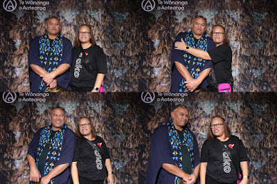 Booth photo from the TWoA Tainui 2021 Graduations (Thursday Afternoon - Ceremony 2), held at Elim Church, Te Rapa, Hamilton, New Zealand. Taken: Thursday 22 April 2021. Photo: InstaBooth / KeyImagery Photography. Copyright: © Te Wānanga o Aotearoa.
