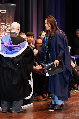 Photo from the TWoA Tāmaki Makaurau 2023 Graduations (Ceremony 2 @ 3pm), held at the Due Drop Events Centre, Manukau, Auckland, New Zealand on Wednesday, 7 June, 2023. Photo: Mike Walen / KeyImagery Photography. Copyright: © Te Wānanga o Aotearoa.