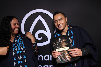 Photo from the TWoA Tainui 2018 Graduations (Ceremony 1),  held at Hamilton Boys' High School, Hamilton, New Zealand. Taken: Thursday 19 April 2018. Photo: InstaBooth by KeyImagery. Copyright: © Te Wananga o Aotearoa.