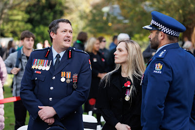 Photo from the Anzac Day 2024 Civic Service held at Memorial Park in Hamilton, Waikato, New Zealand on Thursday, 25 April, 2024. Photography by Mike Walen / KeyImagery Photography. Copyright: © Hamilton City Council.
