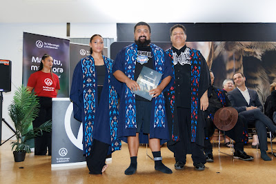 Photo from the TWoA Te Tai Tokerau (Kaitaia) 2025 Graduation held at Te Kura Kaupapa Maori o Pukemiro in Kaitaia, Northland, New Zealand on Monday, 14 April, 2025. Photo by Mike Walen / KeyImagery Photography. Copyright: © 2025 Te Wānanga o Aotearoa.