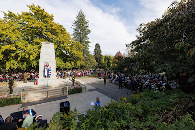 Photo from the Anzac Day 2024 Civic Service held at Memorial Park in Hamilton, Waikato, New Zealand on Thursday, 25 April, 2024. Photography by Mike Walen / KeyImagery Photography. Copyright: © Hamilton City Council.