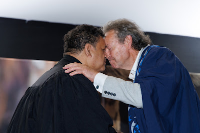 Photo from the TWoA Te Tai Tokerau (Kaitaia) 2025 Graduation held at Te Kura Kaupapa Maori o Pukemiro in Kaitaia, Northland, New Zealand on Monday, 14 April, 2025. Photo by Mike Walen / KeyImagery Photography. Copyright: © 2025 Te Wānanga o Aotearoa.