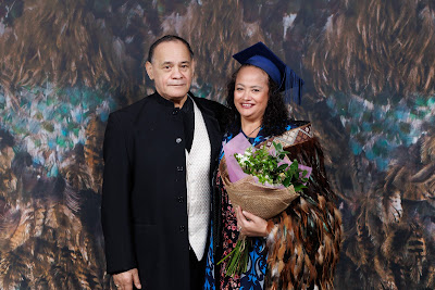 Photo from the TWoA Tāmaki Makaurau 2023 Graduations (Ceremony 1 @ 10am), held at the Due Drop Events Centre, Manukau, Auckland, New Zealand on Wednesday, 7 June, 2023. Photo: Mike Walen / KeyImagery Photography. Copyright: © Te Wānanga o Aotearoa.