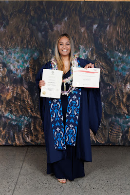 Photo from the TWoA Tāmaki Makaurau 2023 Graduations (Ceremony 3 @ 8pm), held at the Due Drop Events Centre, Manukau, Auckland, New Zealand on Wednesday, 7 June, 2023. Photo: Mike Walen / KeyImagery Photography. Copyright: © Te Wānanga o Aotearoa.