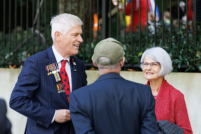 Photo from the Anzac Day 2024 Civic Service held at Memorial Park in Hamilton, Waikato, New Zealand on Thursday, 25 April, 2024. Photography by Mike Walen / KeyImagery Photography. Copyright: © Hamilton City Council.