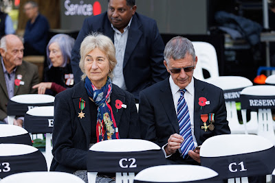 Photo from the Anzac Day 2024 Civic Service held at Memorial Park in Hamilton, Waikato, New Zealand on Thursday, 25 April, 2024. Photography by Mike Walen / KeyImagery Photography. Copyright: © Hamilton City Council.