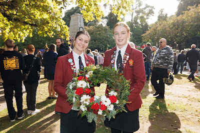 Photo from the Anzac Day 2024 Civic Service held at Memorial Park in Hamilton, Waikato, New Zealand on Thursday, 25 April, 2024. Photography by Mike Walen / KeyImagery Photography. Copyright: © Hamilton City Council.