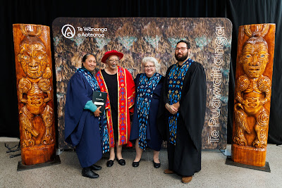 Photo from the TWoA Waiariki 2023 Graduations (Waiwhero), held at Te Puia, Rotorua, Bay of Plenty, New Zealand on Friday, 12 May, 2023. Photo: Mike Walen / KeyImagery Photography. Copyright: © Te Wānanga o Aotearoa.