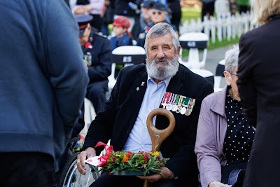 Photo from the Anzac Day 2024 Civic Service held at Memorial Park in Hamilton, Waikato, New Zealand on Thursday, 25 April, 2024. Photography by Mike Walen / KeyImagery Photography. Copyright: © Hamilton City Council.