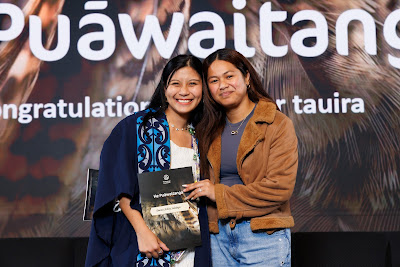 Photo from Ceremony 5 of the TWoA Tāmaki Makaurau 2025 Graduations (May 2025) held at the Mangere Arts Centre in Auckland, New Zealand on Tuesday, 27 May, 2025. Photo by Mike Walen / KeyImagery Photography. Copyright: © 2025 Te Wānanga o Aotearoa.