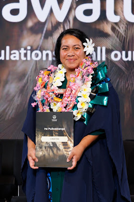Photo from Ceremony 5 of the TWoA Tāmaki Makaurau 2025 Graduations (May 2025) held at the Mangere Arts Centre in Auckland, New Zealand on Tuesday, 27 May, 2025. Photo by Mike Walen / KeyImagery Photography. Copyright: © 2025 Te Wānanga o Aotearoa.