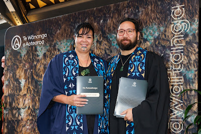 Photo from the TWoA Waiariki 2023 Graduations (Waiwhero), held at Te Puia, Rotorua, Bay of Plenty, New Zealand on Friday, 12 May, 2023. Photo: Mike Walen / KeyImagery Photography. Copyright: © Te Wānanga o Aotearoa.