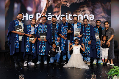 Photo from Ceremony 5 of the TWoA Tāmaki Makaurau 2025 Graduations (May 2025) held at the Mangere Arts Centre in Auckland, New Zealand on Tuesday, 27 May, 2025. Photo by Mike Walen / KeyImagery Photography. Copyright: © 2025 Te Wānanga o Aotearoa.