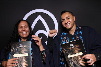 Photo from the TWoA Tainui 2018 Graduations (Ceremony 1),  held at Hamilton Boys' High School, Hamilton, New Zealand. Taken: Thursday 19 April 2018. Photo: InstaBooth by KeyImagery. Copyright: © Te Wananga o Aotearoa.