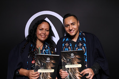 Photo from the TWoA Tainui 2018 Graduations (Ceremony 1),  held at Hamilton Boys' High School, Hamilton, New Zealand. Taken: Thursday 19 April 2018. Photo: InstaBooth by KeyImagery. Copyright: © Te Wananga o Aotearoa.