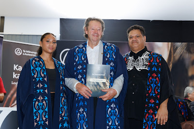 Photo from the TWoA Te Tai Tokerau (Kaitaia) 2025 Graduation held at Te Kura Kaupapa Maori o Pukemiro in Kaitaia, Northland, New Zealand on Monday, 14 April, 2025. Photo by Mike Walen / KeyImagery Photography. Copyright: © 2025 Te Wānanga o Aotearoa.