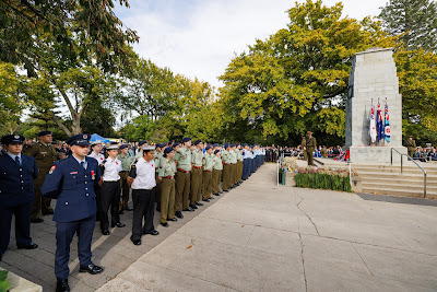 Photo from the Anzac Day 2024 Civic Service held at Memorial Park in Hamilton, Waikato, New Zealand on Thursday, 25 April, 2024. Photography by Mike Walen / KeyImagery Photography. Copyright: © Hamilton City Council.