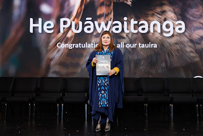 Photo from Ceremony 5 of the TWoA Tāmaki Makaurau 2025 Graduations (May 2025) held at the Mangere Arts Centre in Auckland, New Zealand on Tuesday, 27 May, 2025. Photo by Mike Walen / KeyImagery Photography. Copyright: © 2025 Te Wānanga o Aotearoa.