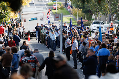Photo from the Anzac Day 2024 Civic Service held at Memorial Park in Hamilton, Waikato, New Zealand on Thursday, 25 April, 2024. Photography by Mike Walen / KeyImagery Photography. Copyright: © Hamilton City Council.
