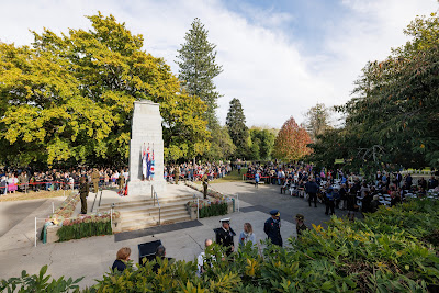 Photo from the Anzac Day 2024 Civic Service held at Memorial Park in Hamilton, Waikato, New Zealand on Thursday, 25 April, 2024. Photography by Mike Walen / KeyImagery Photography. Copyright: © Hamilton City Council.