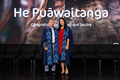 Photo from Ceremony 5 of the TWoA Tāmaki Makaurau 2025 Graduations (May 2025) held at the Mangere Arts Centre in Auckland, New Zealand on Tuesday, 27 May, 2025. Photo by Mike Walen / KeyImagery Photography. Copyright: © 2025 Te Wānanga o Aotearoa.