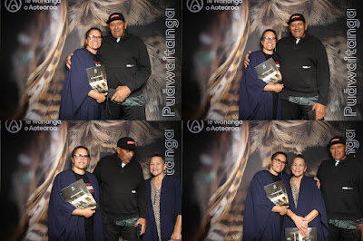 Booth photo from the TWoA Tainui 2025 Graduations (Ceremony 1 @ 10am) held at Claudelands Event Centre in Hamilton, Waikato, New Zealand on Tuesday, 29 April, 2025. Photography by InstaBooth / KeyImagery Photography. Copyright: © 2025 Te Wānanga o Aotearoa.