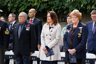 Photo from the Anzac Day 2024 Civic Service held at Memorial Park in Hamilton, Waikato, New Zealand on Thursday, 25 April, 2024. Photography by Mike Walen / KeyImagery Photography. Copyright: © Hamilton City Council.
