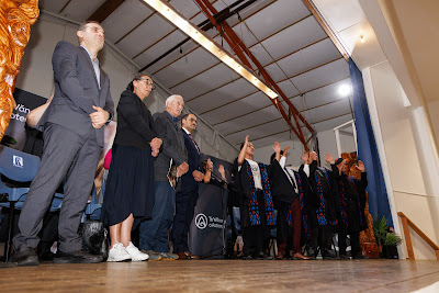 Photo from the TWoA Te Tai Tokerau (Kaikohe) 2025 Graduation held at the War Memorial Hall in Kaikohe, Northland, New Zealand on Tuesday, 15 April, 2025. Photo by Mike Walen / KeyImagery Photography. Copyright: © 2025 Te Wānanga o Aotearoa.