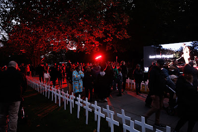 Photo from the Anzac Day 2024 Dawn Service held at Memorial Park in Hamilton, Waikato, New Zealand on Thursday, 25 April, 2024. Photography by Mike Walen / KeyImagery Photography. Copyright: © Hamilton City Council.