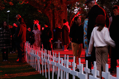Photo from the Anzac Day 2024 Dawn Service held at Memorial Park in Hamilton, Waikato, New Zealand on Thursday, 25 April, 2024. Photography by Mike Walen / KeyImagery Photography. Copyright: © Hamilton City Council.