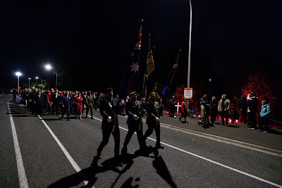Photo from the Anzac Day 2024 Dawn Service held at Memorial Park in Hamilton, Waikato, New Zealand on Thursday, 25 April, 2024. Photography by Mike Walen / KeyImagery Photography. Copyright: © Hamilton City Council.