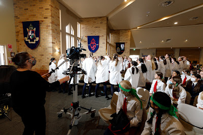 Photo from Waikato Diocesan House Singing 2022, held at Waikato Diocesan, Hamilton, New Zealand on Friday, 2 July, 2022. Photo: Mike Walen / KeyImagery Photography. Copyright: © Waikato Diocesan School for Girls.